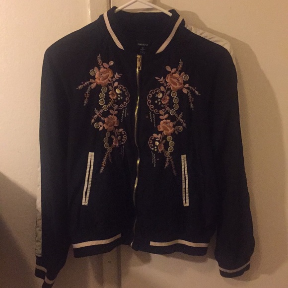 Forever 21 Jackets & Blazers - Silk Embroidered jacket